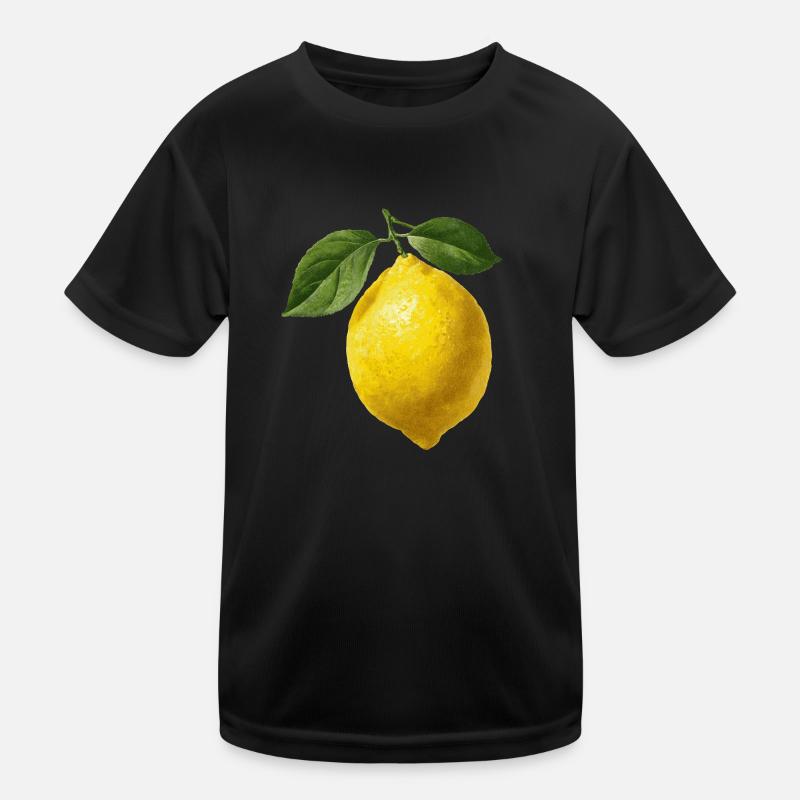 Zitrone Kinder Funktions-T-Shirt