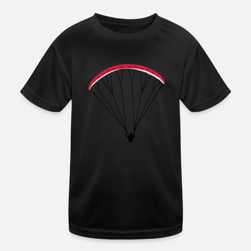 Paragliding Kids Functional T-Shirt