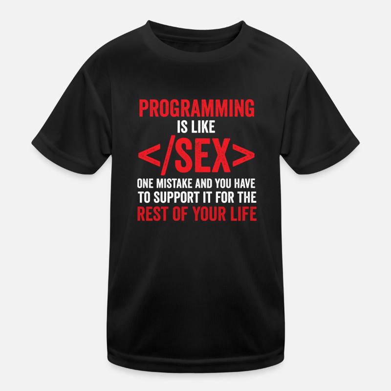 debugging programmer computer science computer nerd Kids Functional T-Shirt
