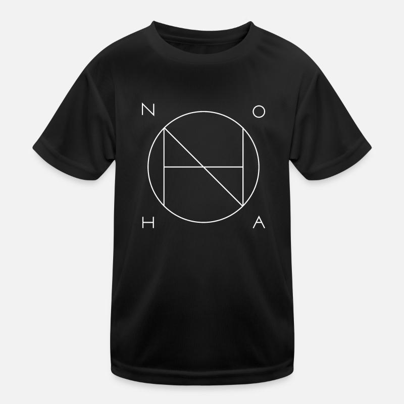 Noah - Kinder Funktions-T-Shirt - Schwarz