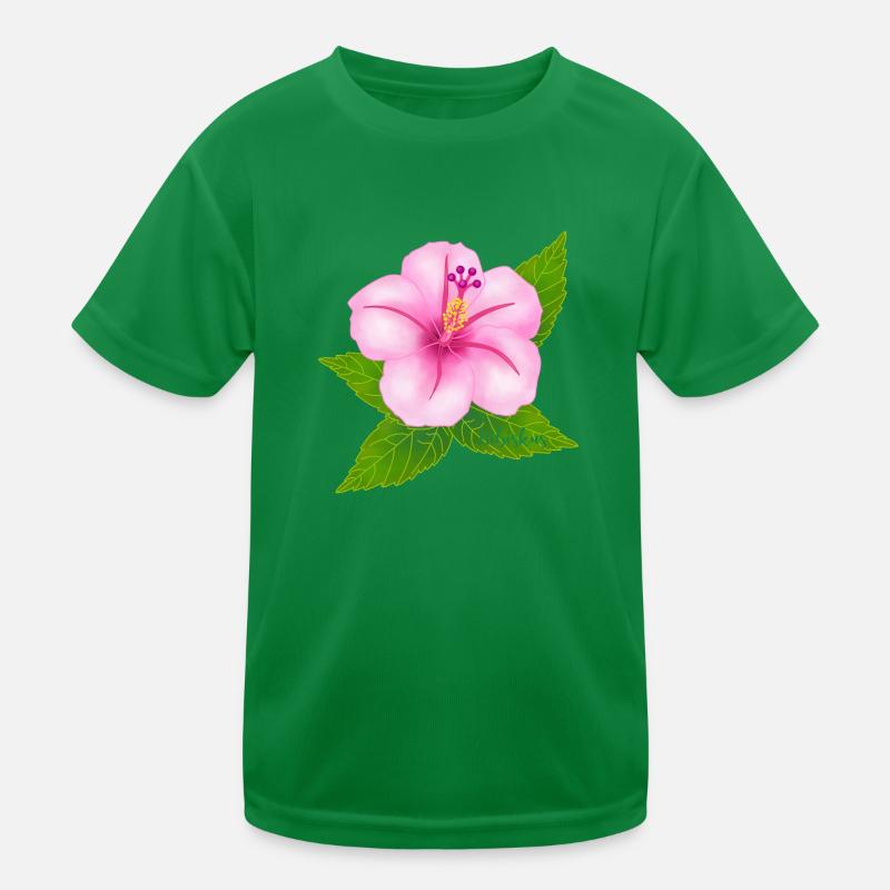 Hibiscus T-shirt sport Enfant