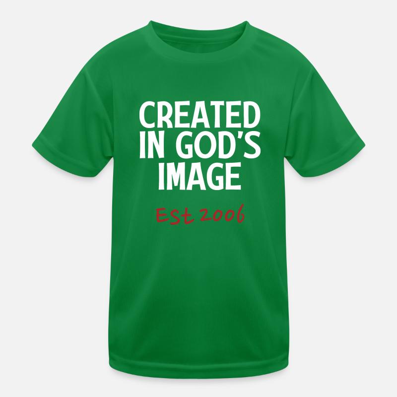 Created in God's Image Est 2006 Kids Functional T-Shirt