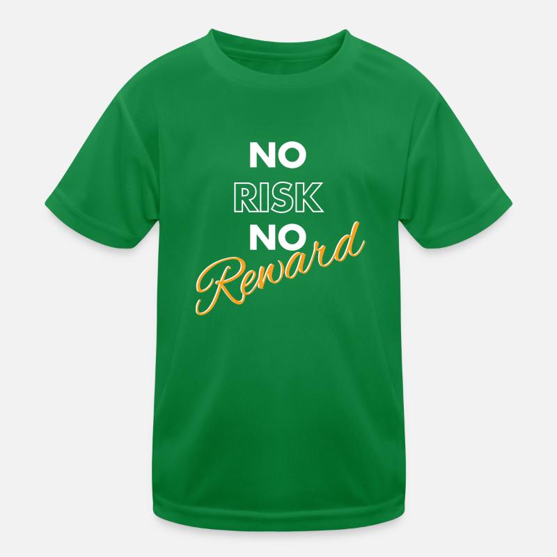 No Risk No Reward T-shirt sport Enfant