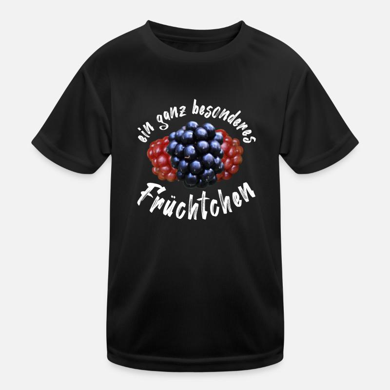 Brombeere Brombeeren Beeren Früchte Kinder Funktions-T-Shirt