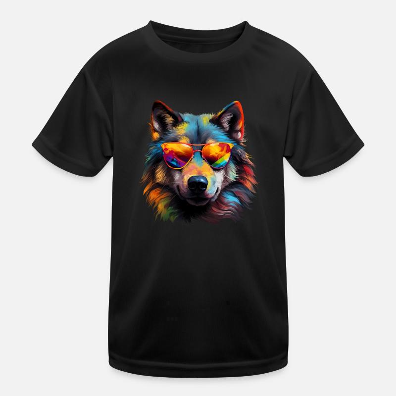 Lunettes de soleil Wolf T-shirt sport Enfant
