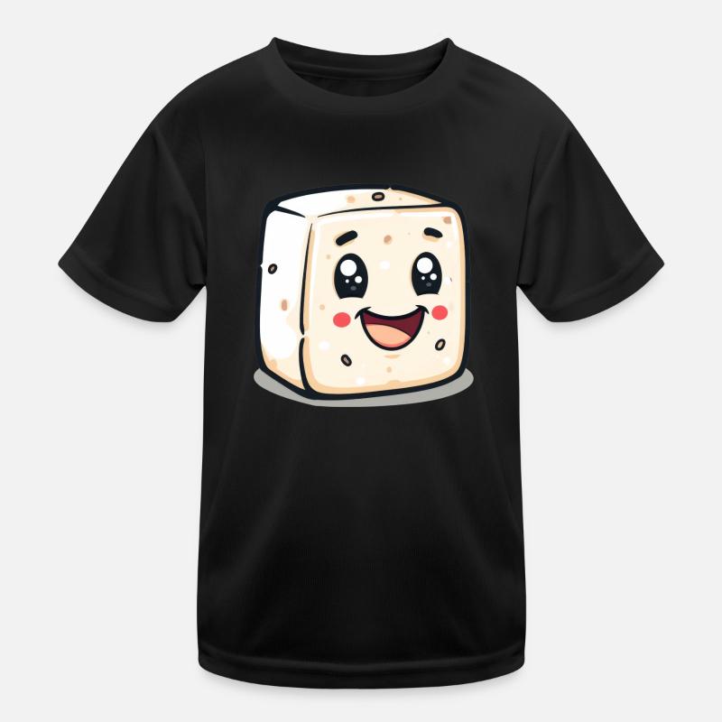 Cute Marshmallow Comic Kids Functional T-Shirt