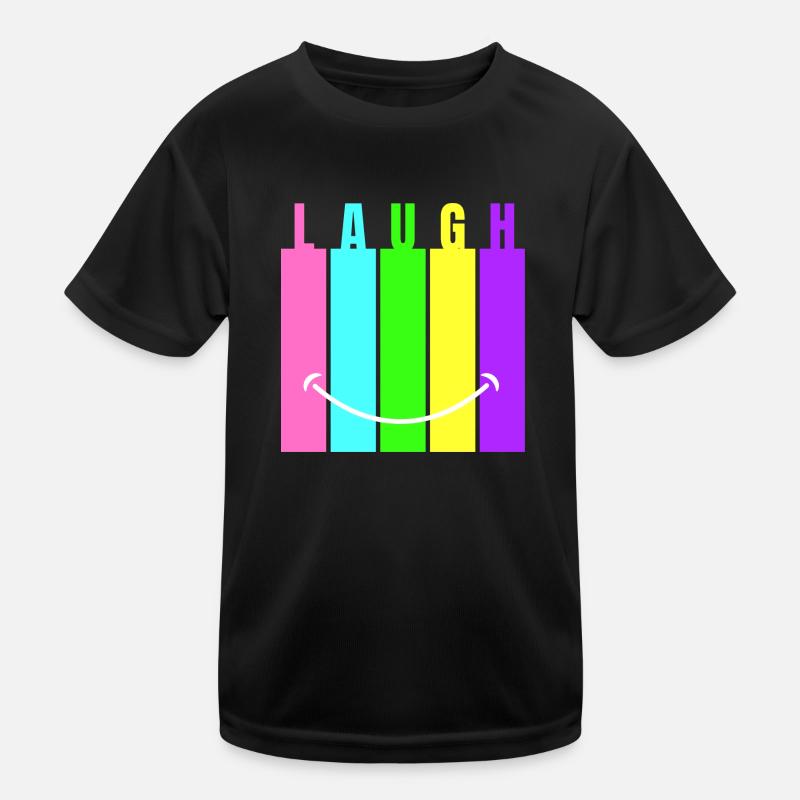 Neon Laugh Kids Functional T-Shirt