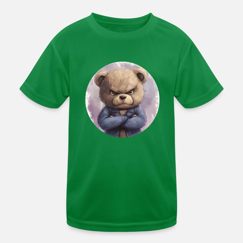 Ober-Teddy: Courageous and determined Kids Functional T-Shirt