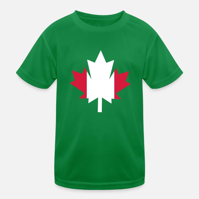 kanada canada ahornblatt Kinder Funktions-T-Shirt