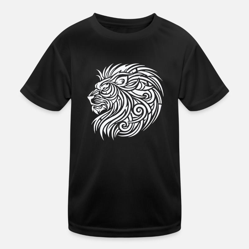 lion tribal Kinder Funktions-T-Shirt