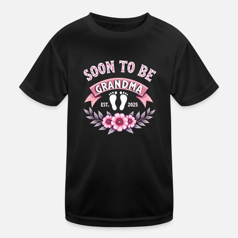 soon to be grandma, 2025 Kids Functional T-Shirt