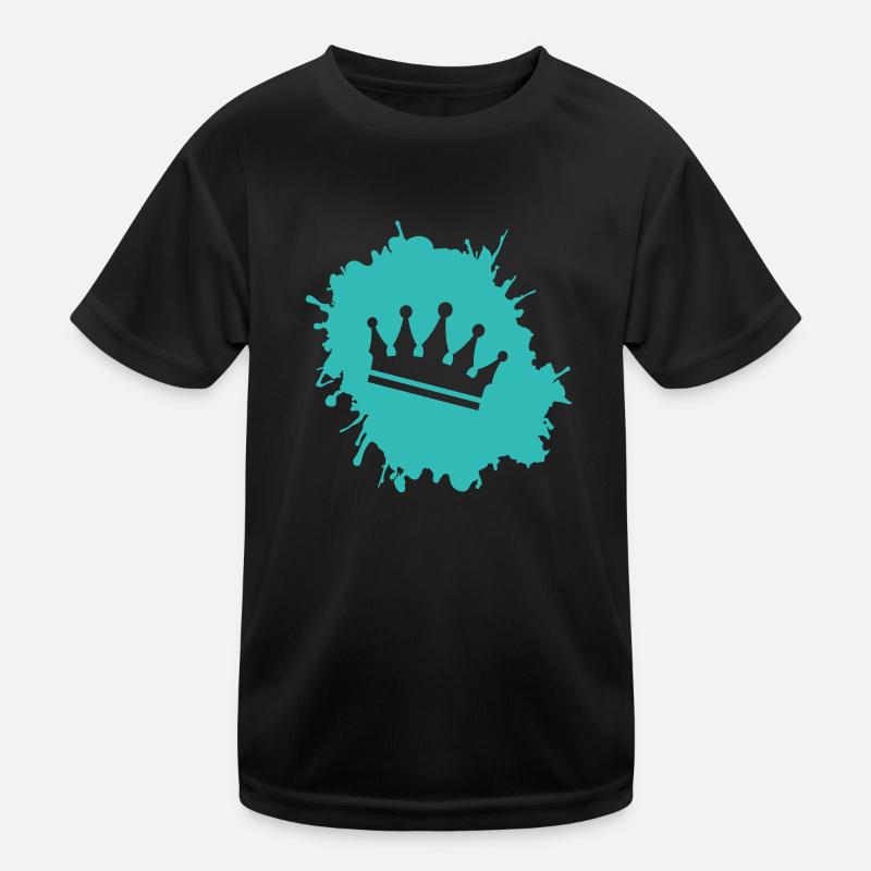 klecks krone Kinder Funktions-T-Shirt
