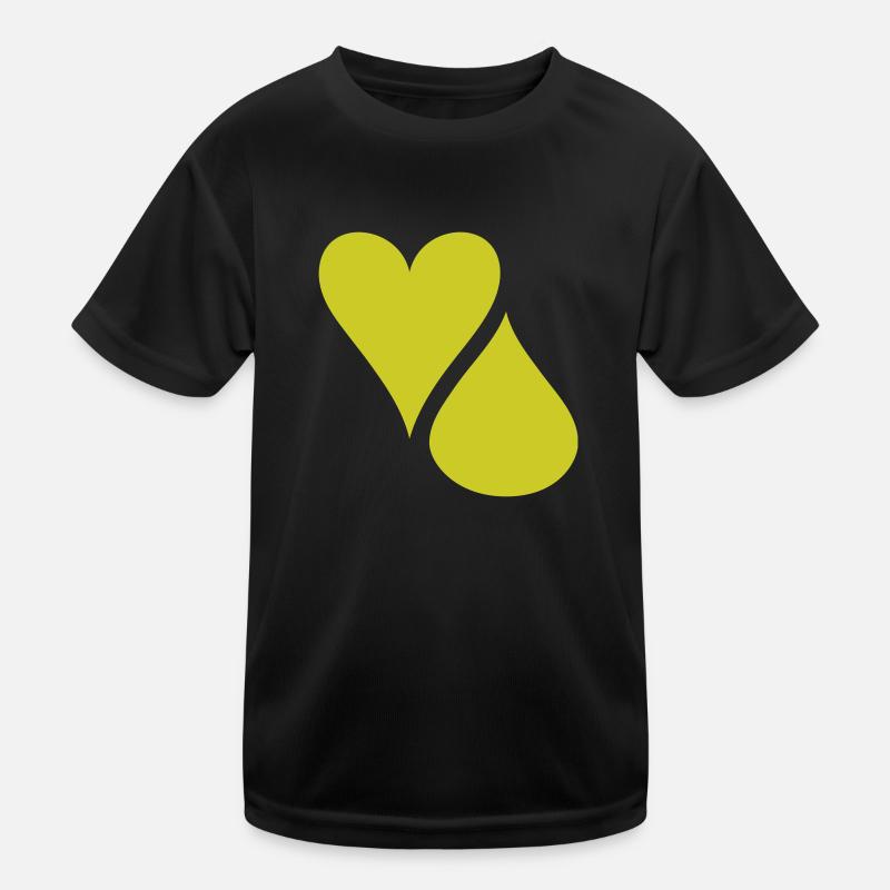 herzblutdeluxe_logo Kinder Funktions-T-Shirt