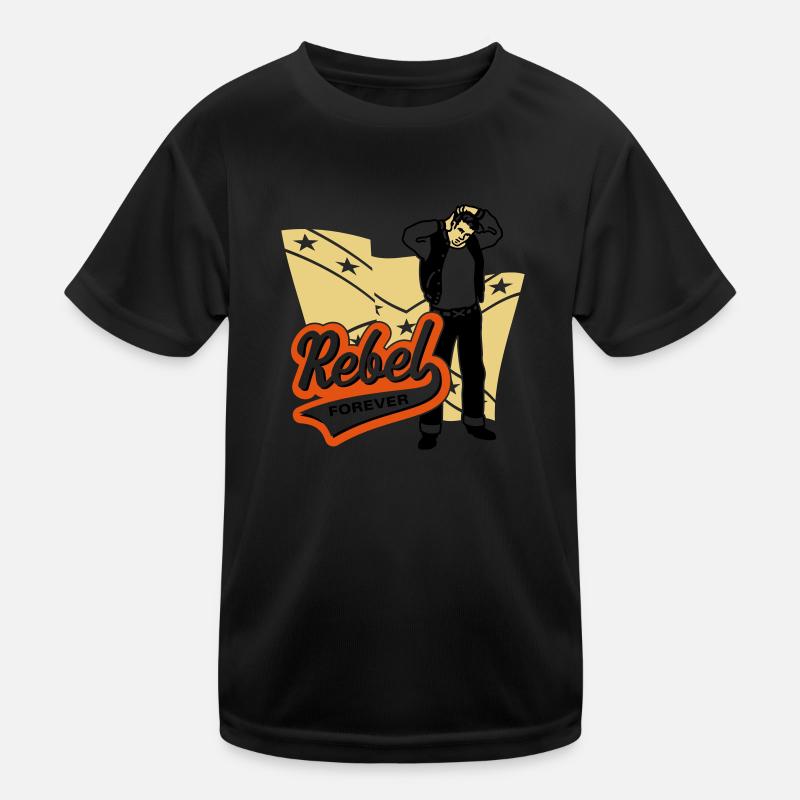 Rebel forever Kinder Funktions-T-Shirt