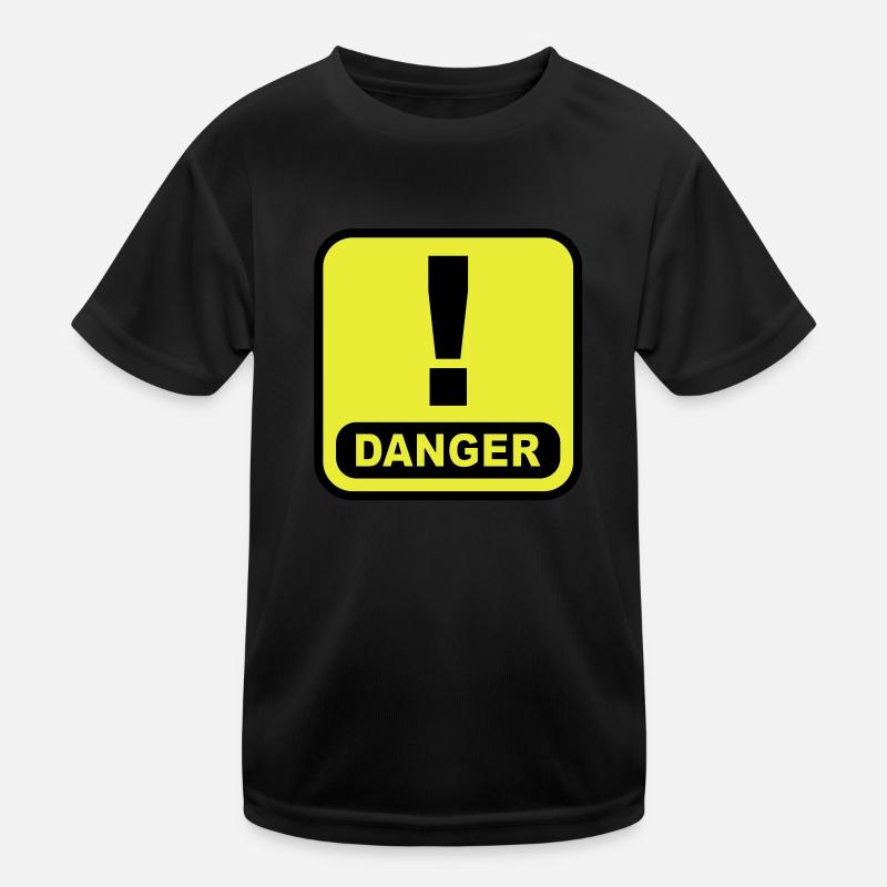 Danger Ausrugezeichen Kids Functional T-Shirt