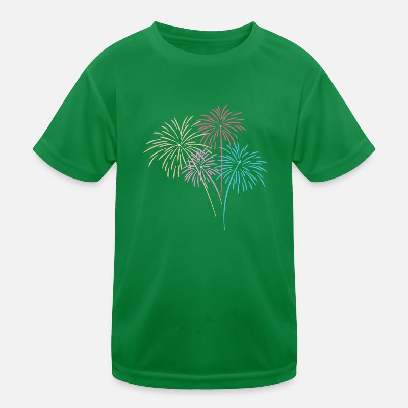fireworks Kids Functional T-Shirt