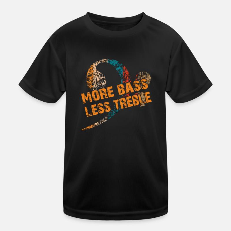Plus de basses moins d’aigus. Clé basse vintage T-shirt sport Enfant