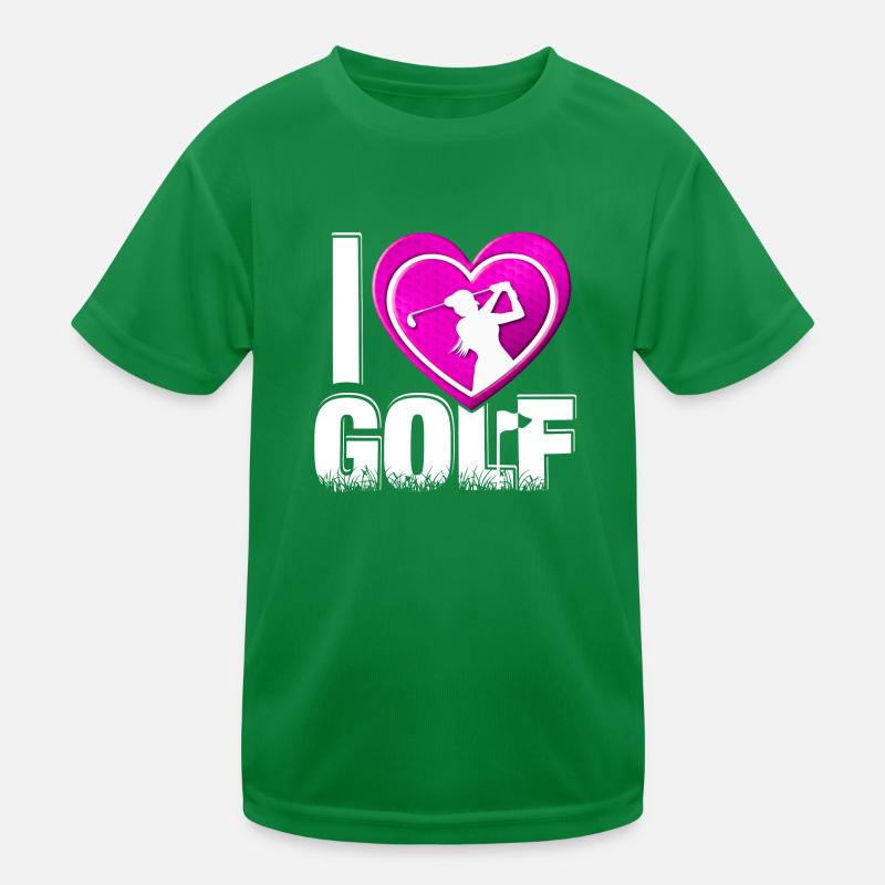 J’adore GOLF - Design de golf pour les golfeuses 3 T-shirt sport Enfant