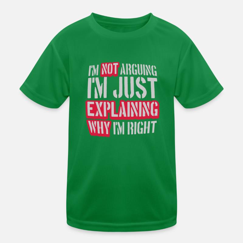 Je ne discute pas T-shirt sport Enfant