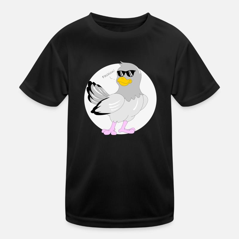 Modetaube Kinder Funktions-T-Shirt