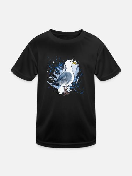ich geh dann mal - Kinder Funktions-T-Shirt - Schwarz - Vorne