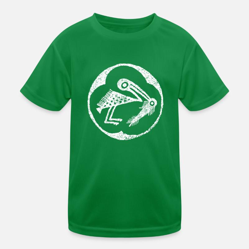 Grey heron Kids Functional T-Shirt