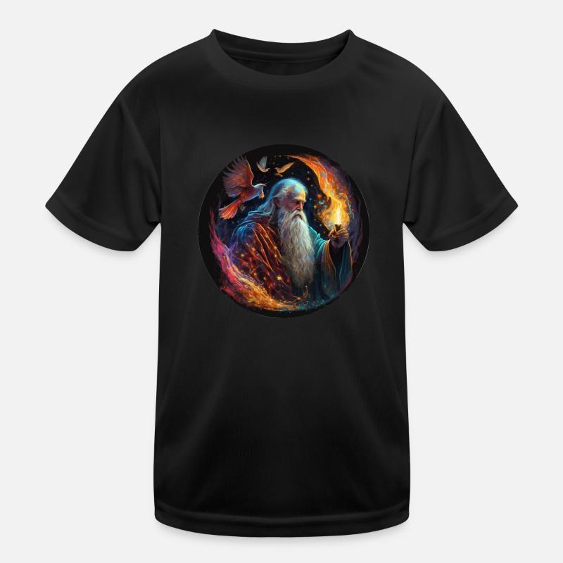 Cadeau Wizard Merlin T-shirt sport Enfant