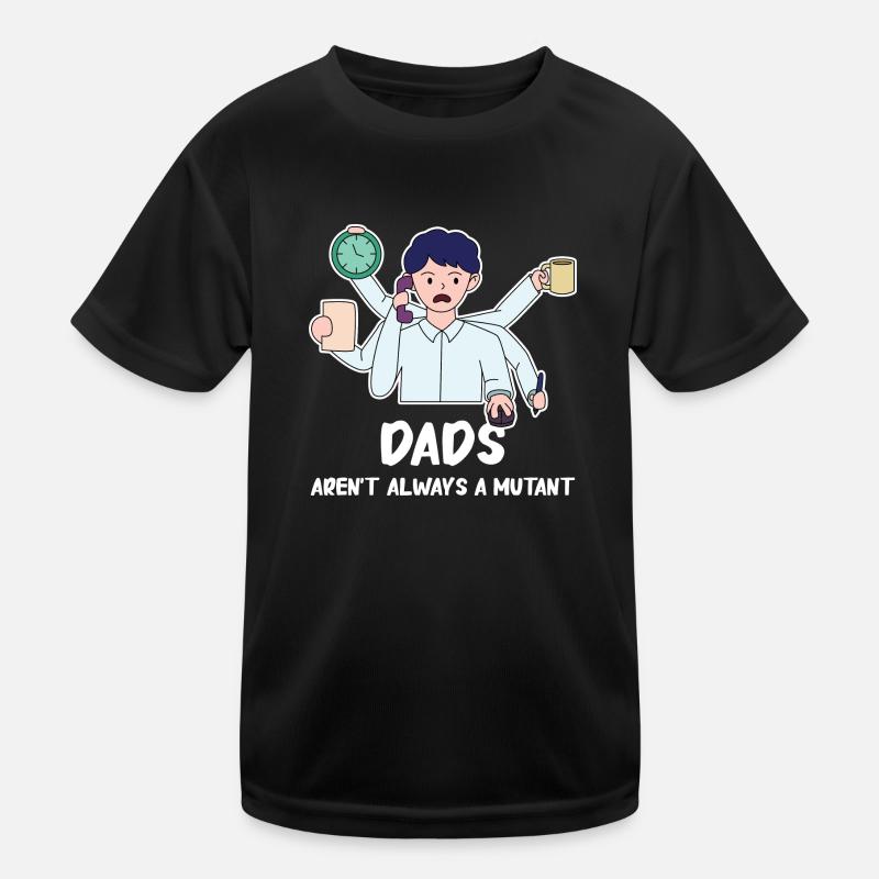 Father's Day strong design Kids Functional T-Shirt