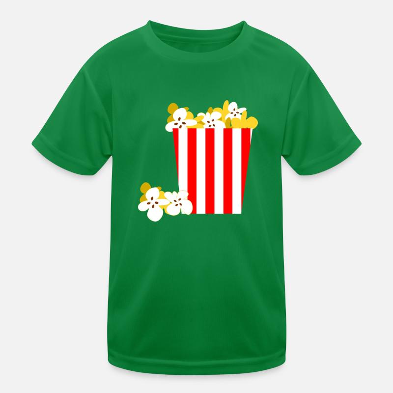 Popcorn Kinder Funktions-T-Shirt