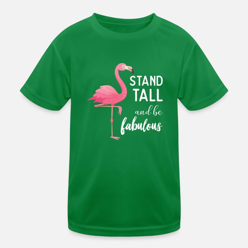 Fabelhafter Flamingo Kinder Funktions-T-Shirt