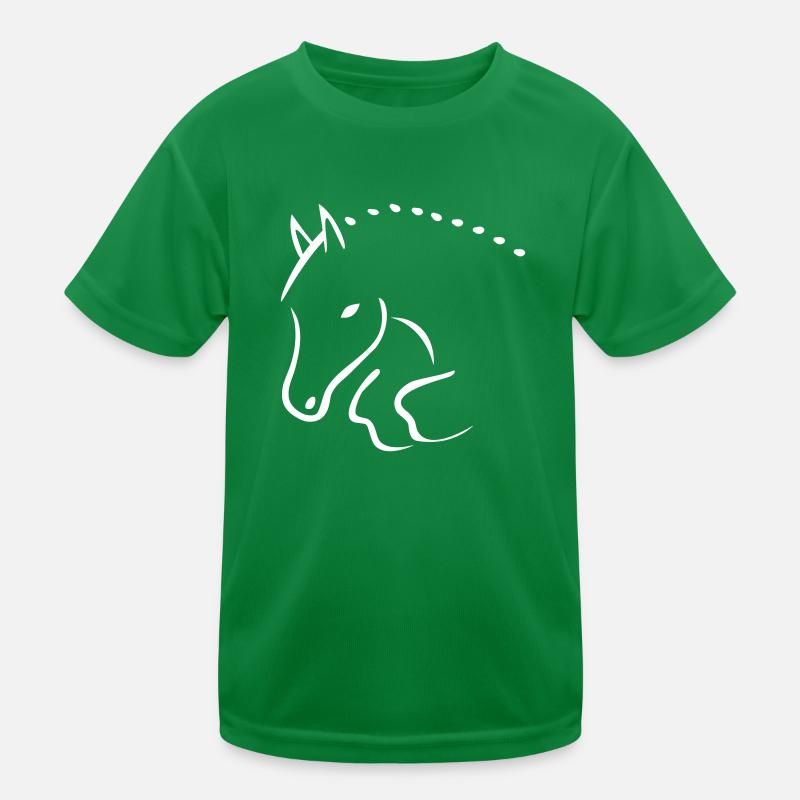 Springpferd Kinder Funktions-T-Shirt