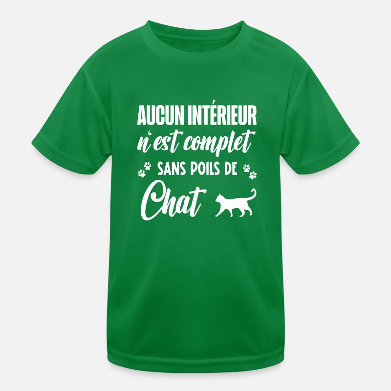 poils de chat T-shirt sport Enfant
