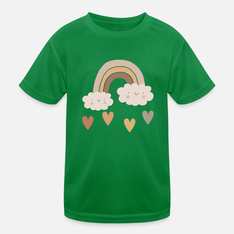 Farbpfade: Boho Regenbogen Kinder Funktions-T-Shirt