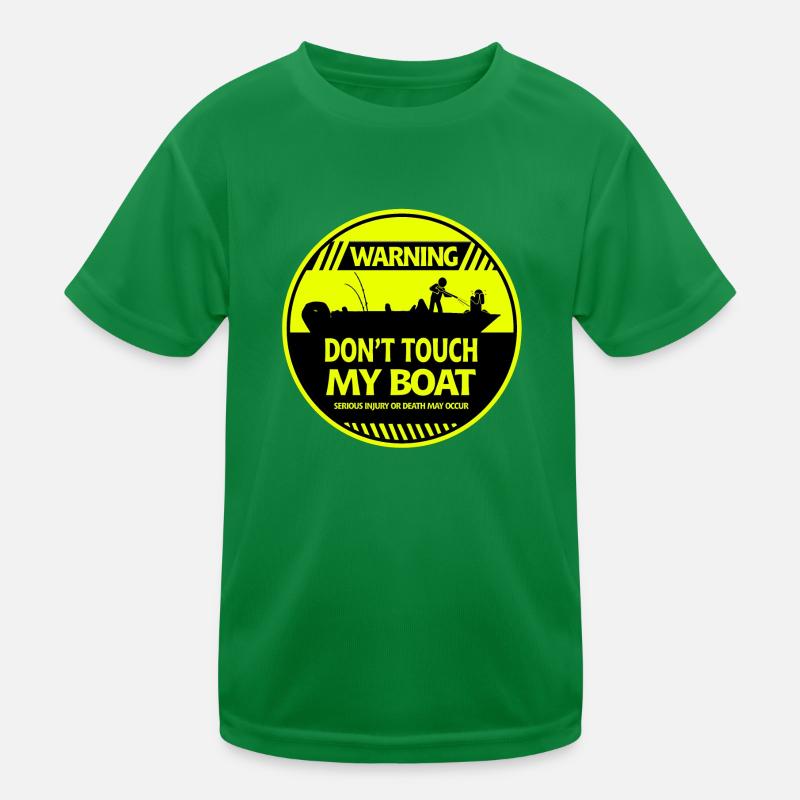 Warnung vor Booten Kinder Funktions-T-Shirt