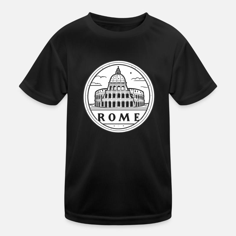 Rom Italien Geschenkidee Kinder Funktions-T-Shirt