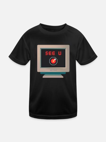 CRT - See U - Kids Functional T-Shirt - black
