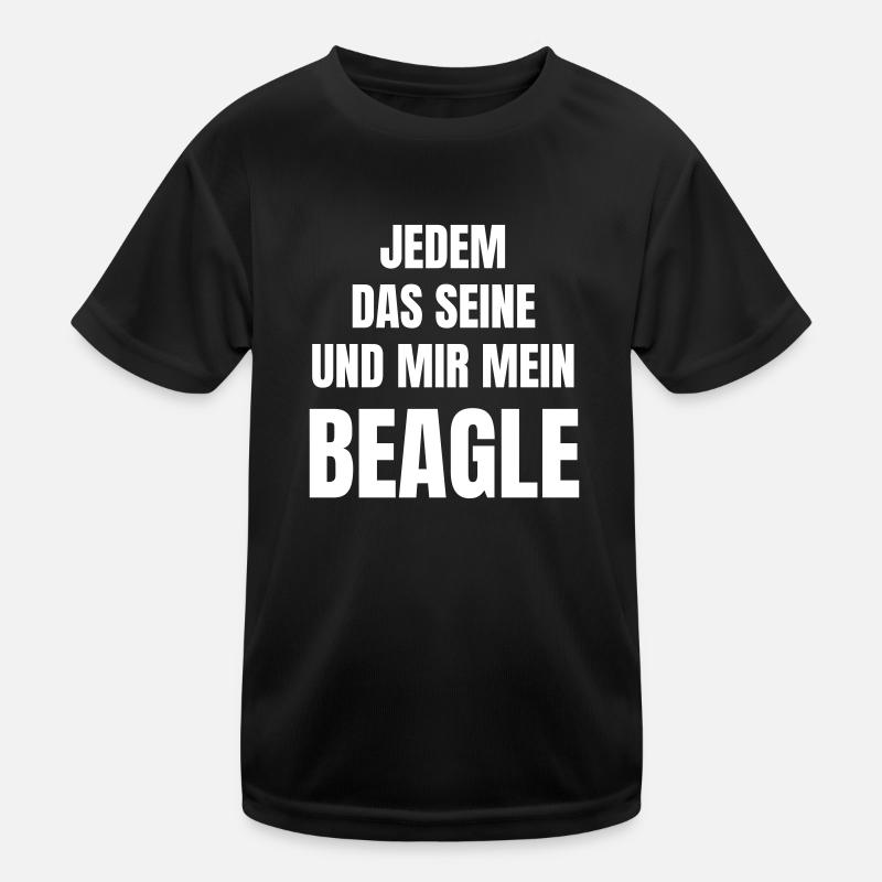 Hunderasse Beagle Kinder Funktions-T-Shirt