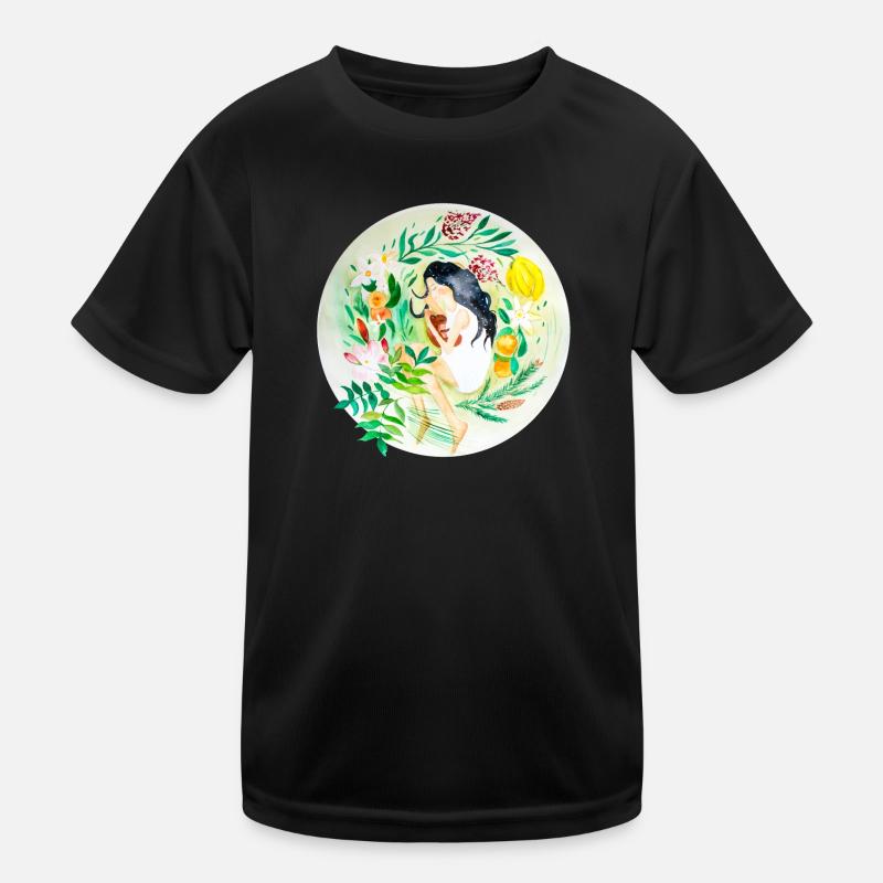 The inner child. Watercolor drawing. Kids Functional T-Shirt