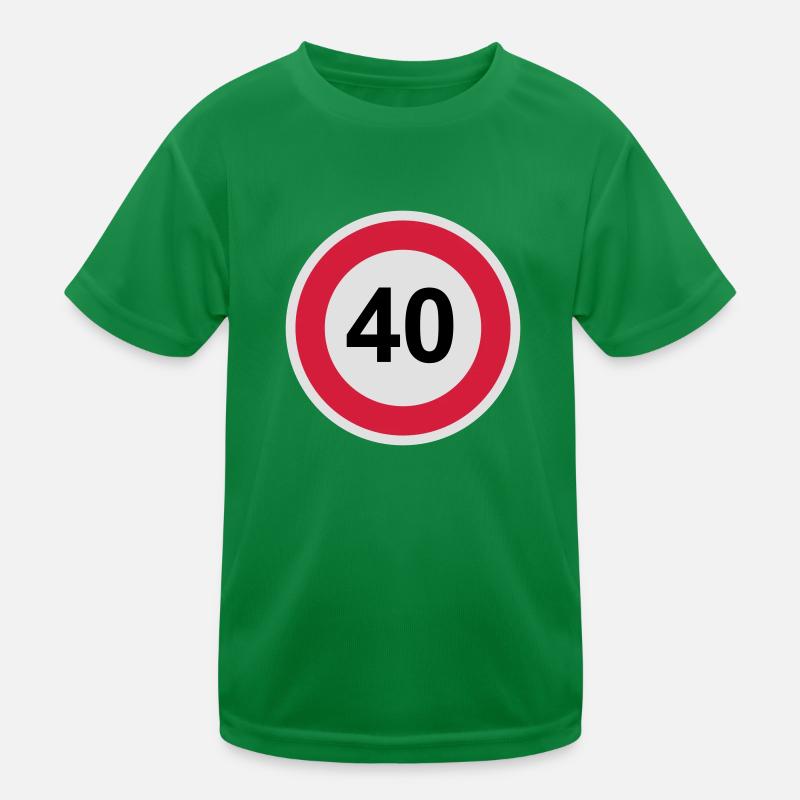 40 Kinder Funktions-T-Shirt