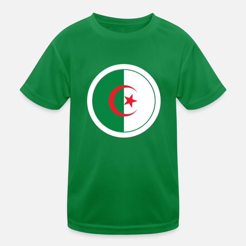 Algerie drapeau pays T-shirt sport Enfant