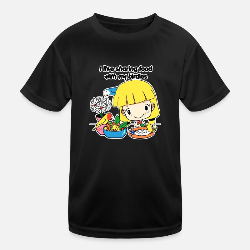 Sharing food Kids Functional T-Shirt