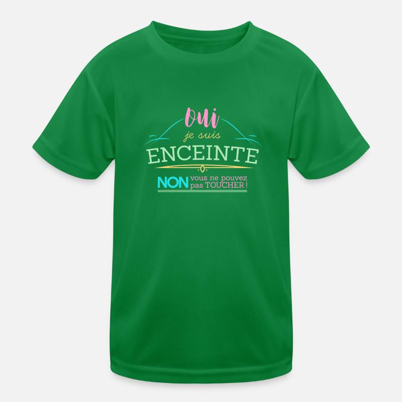 Oui je suis enceinte T-shirt sport Enfant