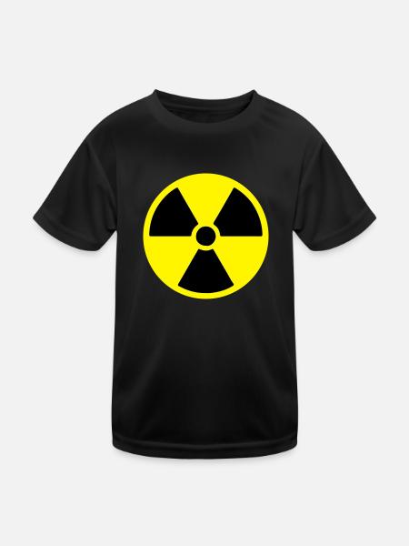 radioactive - Kids Functional T-Shirt - black - Front