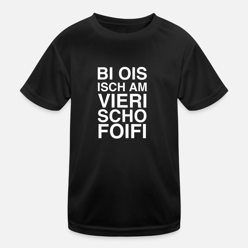 45 Schweizerdeutsch Kinder Funktions-T-Shirt
