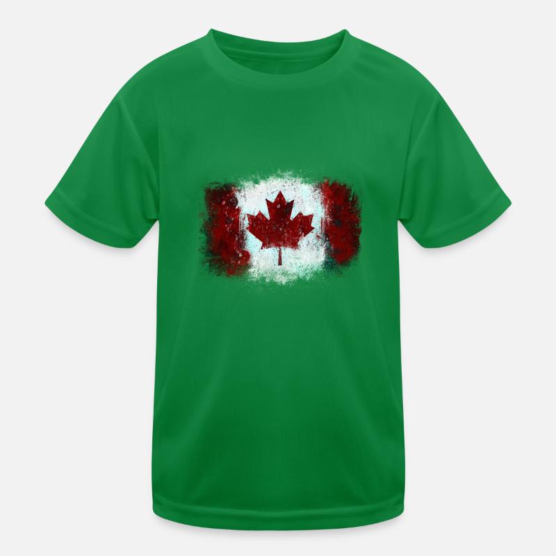 Graffiti drapeau canadien T-shirt sport Enfant