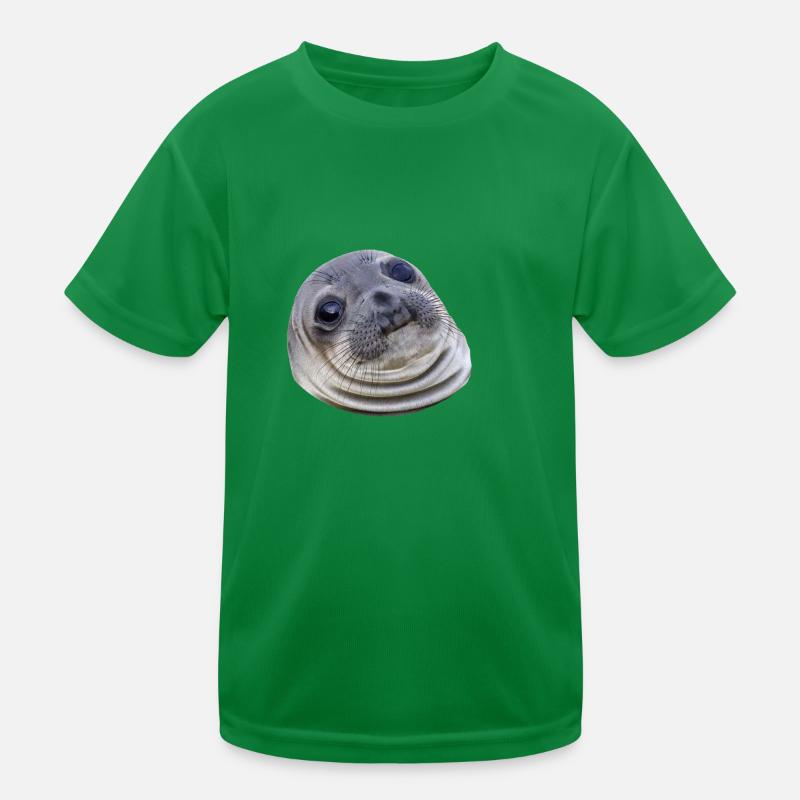 Awkward Seal Kids Functional T-Shirt