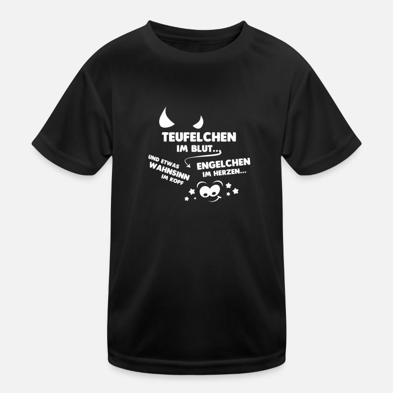 Teufelchen im Blut Kinder Funktions-T-Shirt