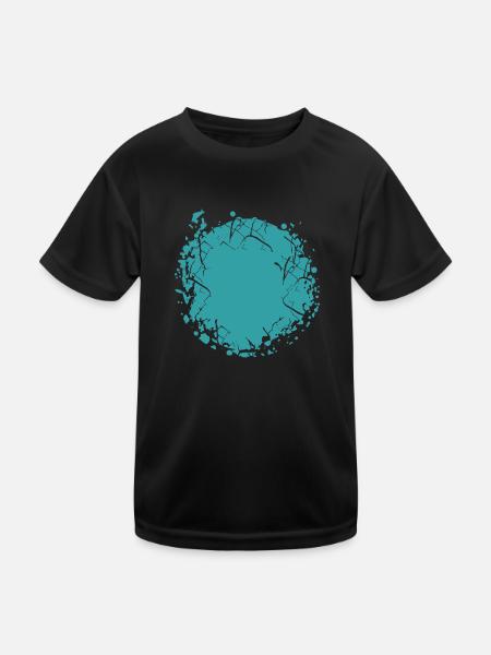 Vector background de - Kinder Funktions-T-Shirt - Schwarz - Vorne