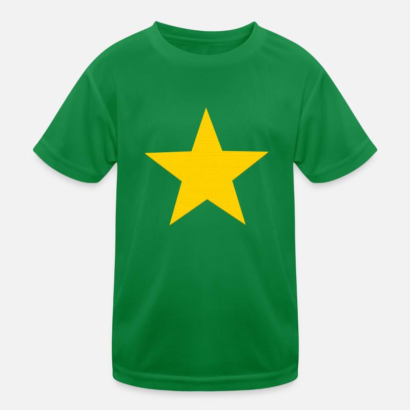 Etoile star yellow T-shirt sport Enfant