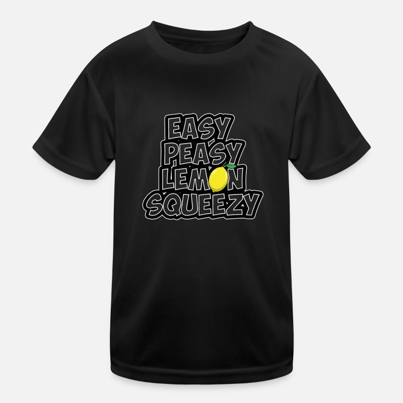 Easy peasy lemon squeezy - Gaming Spruch Kinder Funktions-T-Shirt